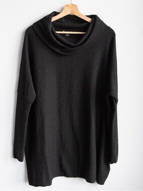Smartwool Edgewood Poncho Merino Wool Blend Cowl Neck Sweater Size M